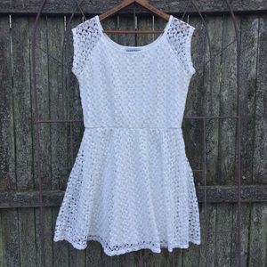 Crochet Skater Dress • Large